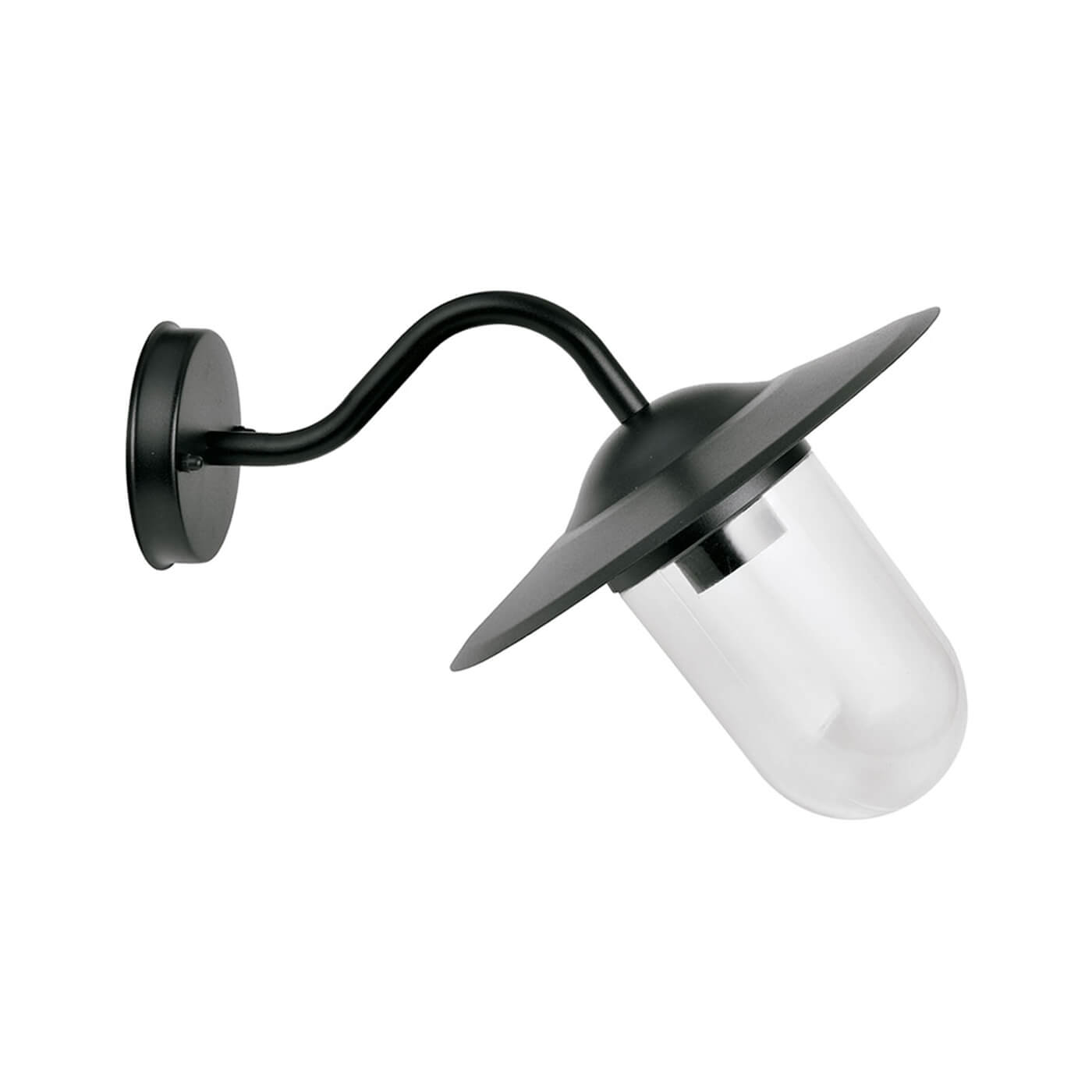 Aplica de exterior clasica CAMPANA S1 neagra 1x60W E27, pt balcon