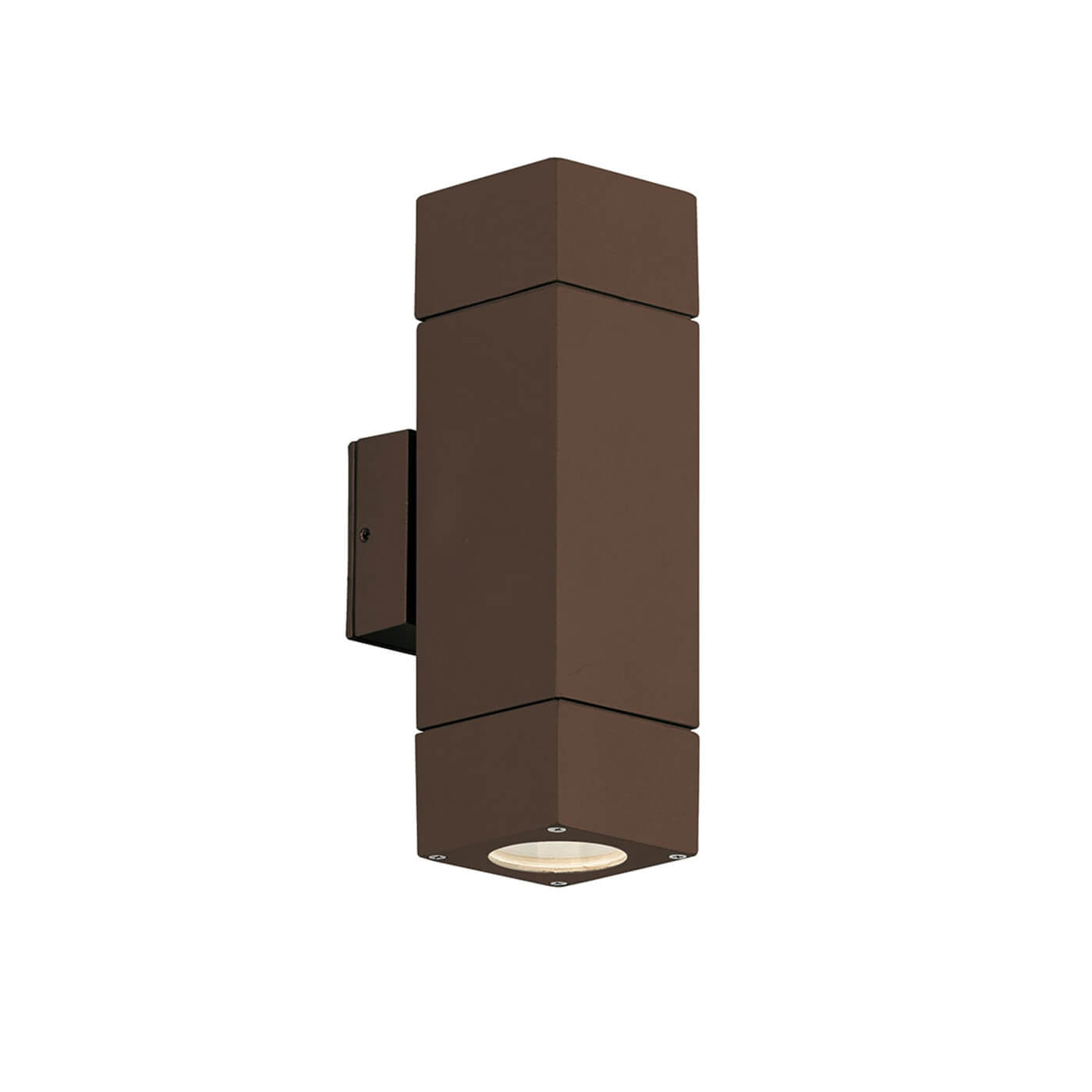 Cauti o aplica pentru exterior futurista PAROS W2 maro 2x50W GU10, grad de protectie IP 54 pentru fatada casei din colectia de lampi suspendate si corpuri de iluminat Domicilio?