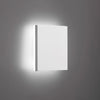 Aplica pentru exterior minimalista JAZZ alba patrata LED 12W, grad de protectie IP 54 pentru fatada casei din colectia de lampi suspendate si corpuri de iluminat Domicilio
