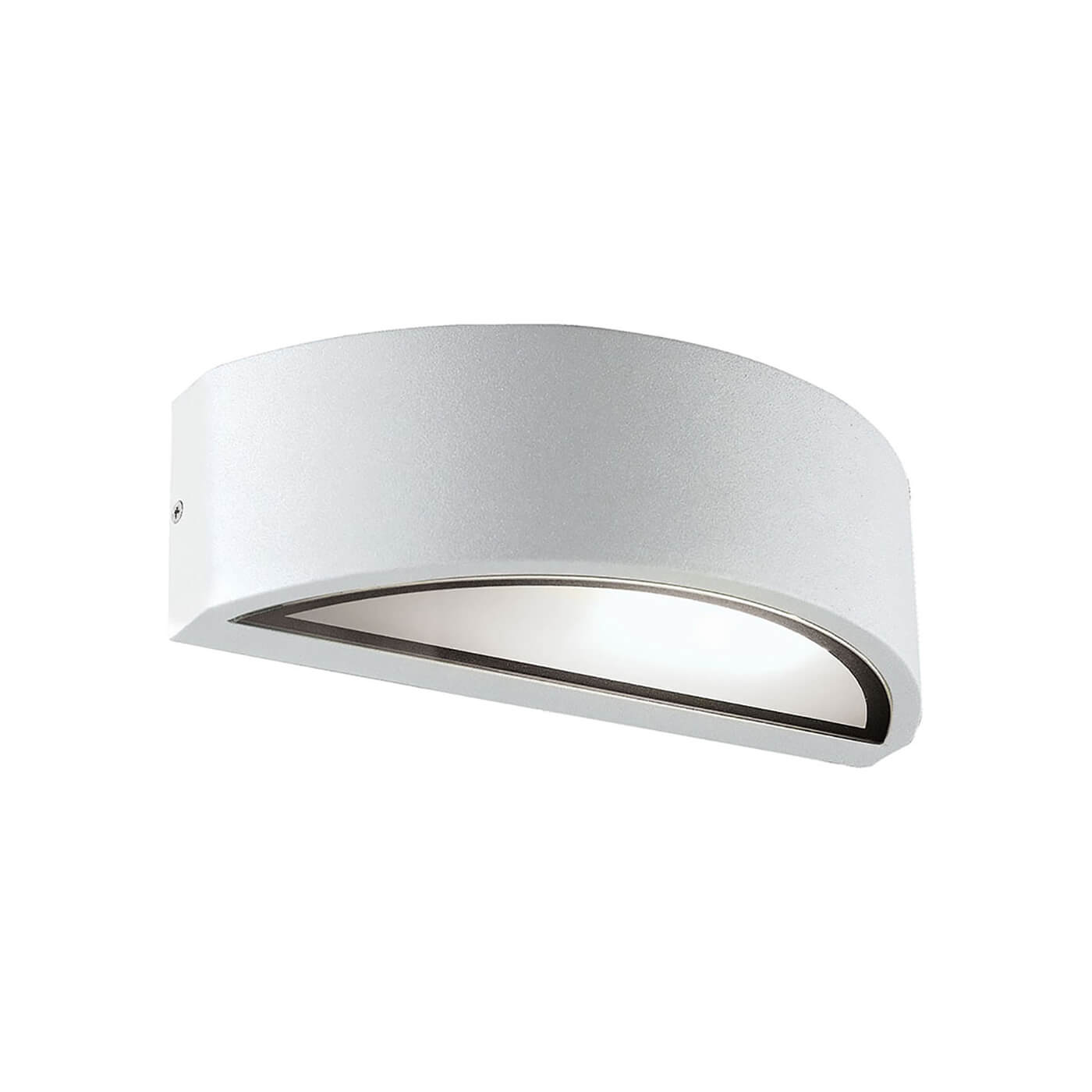 Cauti o aplica pentru exterior minimalista RHODES alba 1x26W E27, grad de protectie IP 54 pentru fatada casei din colectia de lampi suspendate si corpuri de iluminat Domicilio?