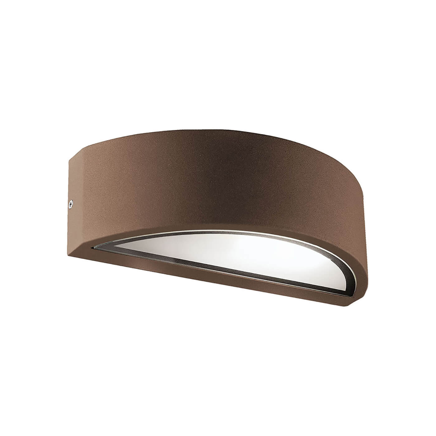 Cauti o aplica pentru exterior minimalista RHODES maro 1x26W E27, grad de protectie IP 54 pentru fatada casei din colectia de lampi suspendate si corpuri de iluminat Domicilio?