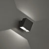 Aplica de exterior minimalista ajustabila QUADRO neagra LED, pt exteriorul casei