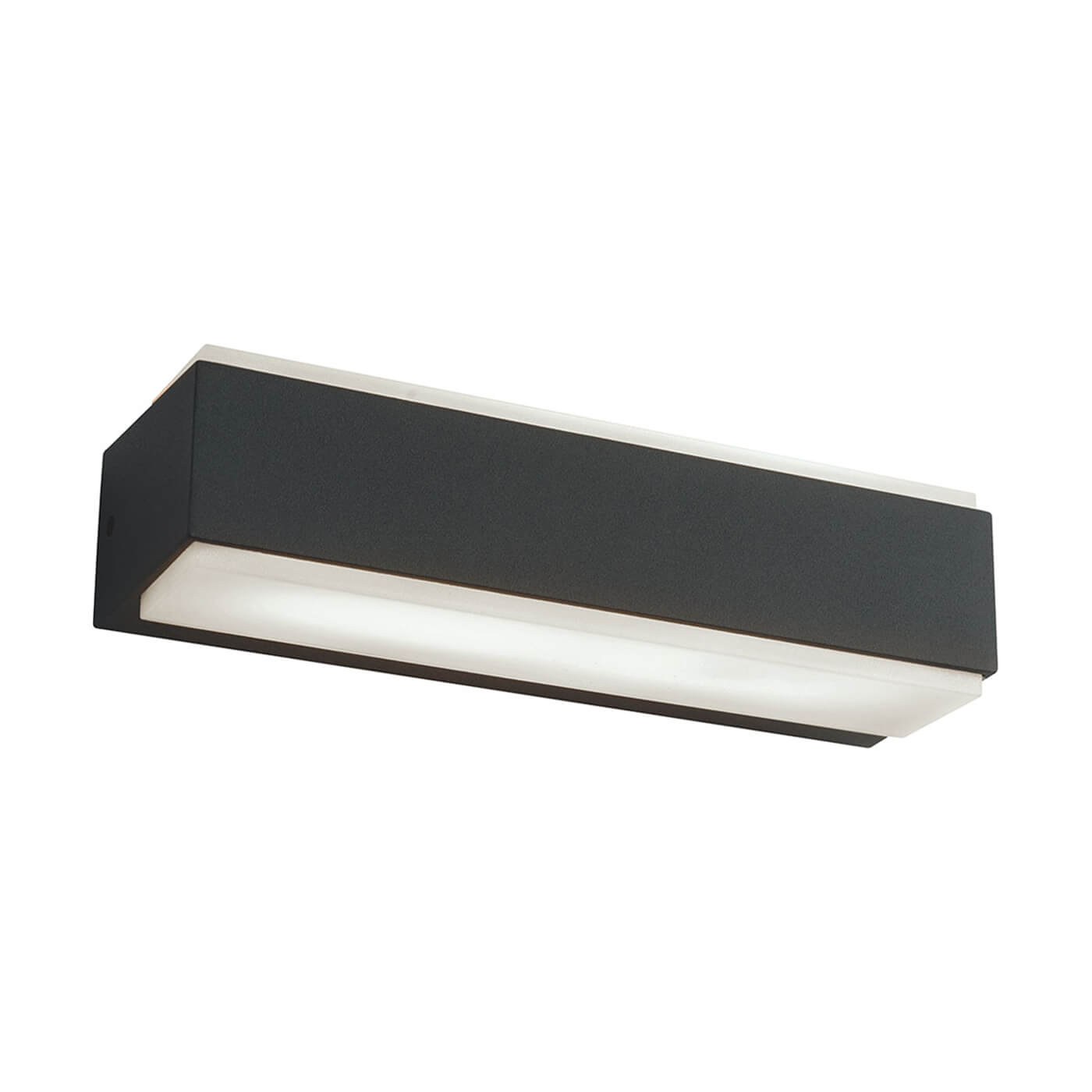 Aplica pentru exterior moderna NOA gri inchis cu LED 16W, grad de protectie IP 65 pentru fatada casei din colectia de lampi suspendate si corpuri de iluminat Domicilio