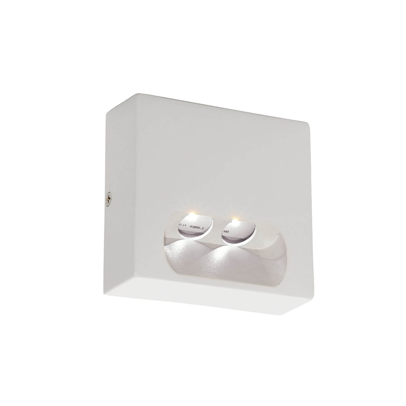 Cauti o aplica pentru exterior moderna POROS W2 alba cu LED 2W, grad de protectie IP 54 pentru fatada casei din colectia de lampi suspendate si corpuri de iluminat Domicilio?