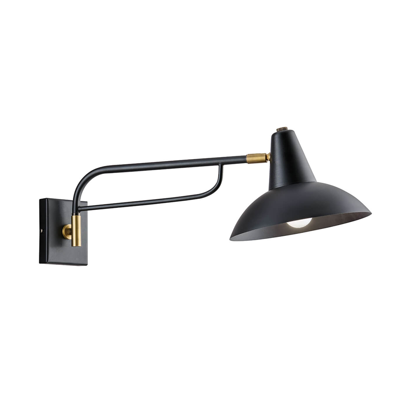 Cauti o aplica din metal neagra JAMES ajustabila - pentru living sau dormitor, design modern, minimalist? Din colectia de lustre si corpuri de iluminat Domicilio