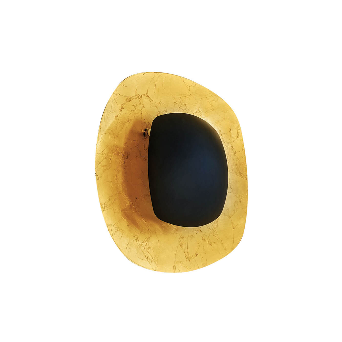 Cauti o aplica neagra-aurie NOVA din metal  - pentru dormitor sau living, design modern, elegant? Din colectia de lustre si corpuri de iluminat Domicilio