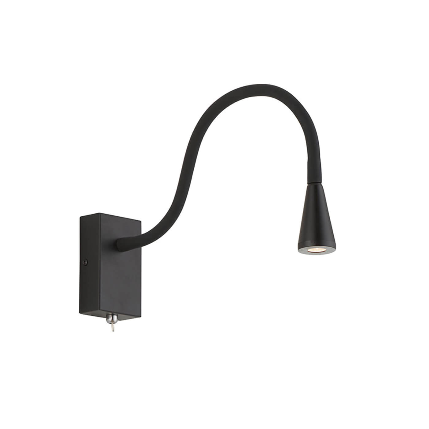 Aplica neagra reglabila KOKO din metal cu LED 3W - pentru living sau dormitor
