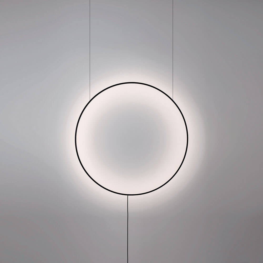 Aplica neagra rotunda SHADOW W1 cu LED 19W - pentru living, design modern, elegant? Din colectia de lustre si corpuri de iluminat Domicilio