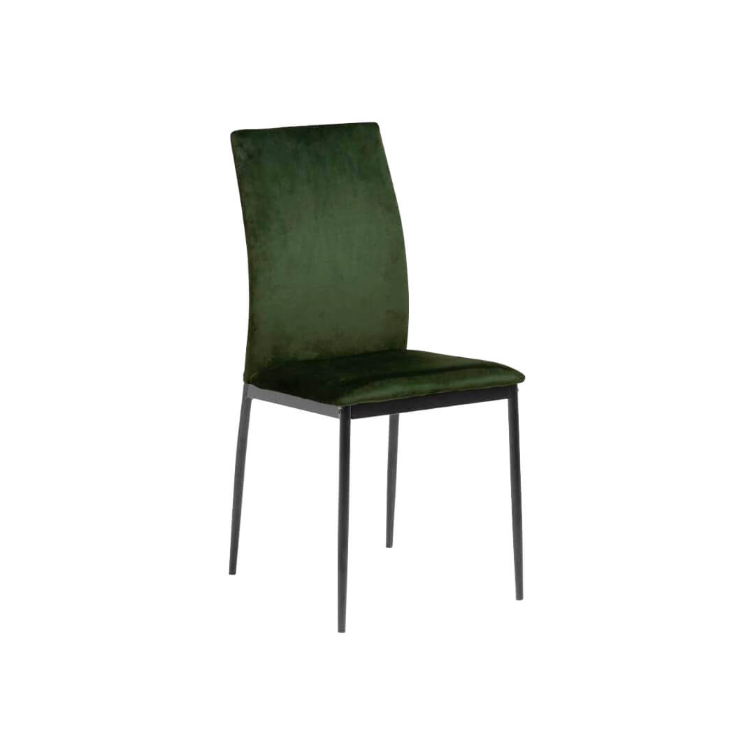 Scaun dining tapitat DEMINA verde ACTONA