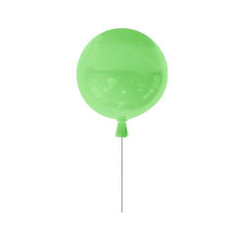 Domicilio Bucuresti Plafoniera verde de plastic BALLOON S1, lumina placuta pentru camera copiilor