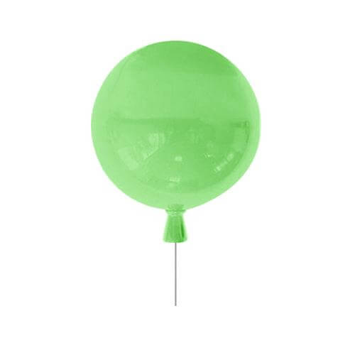 Domicilio Bucuresti 👪💡 Plafoniera pentru camera copiilor BALLOON S2, verde, lumina difuza, bec E27 max 40W
