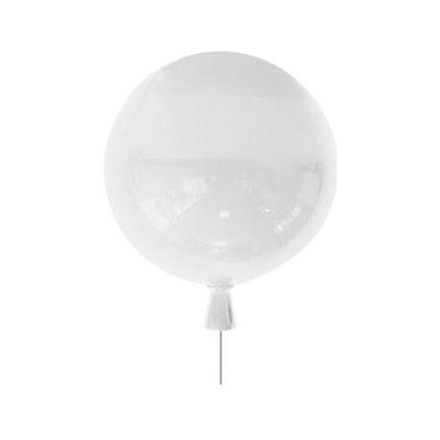 Domicilio Plafoniera alba de plastic BALLOON S3, lumina difuza, design camera copiilor