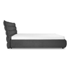 Mobilier Domicilio Paturi MILANO tapitate gri inchis cu somiera fixa - MILANO, gri inchis, confortabil si elegant