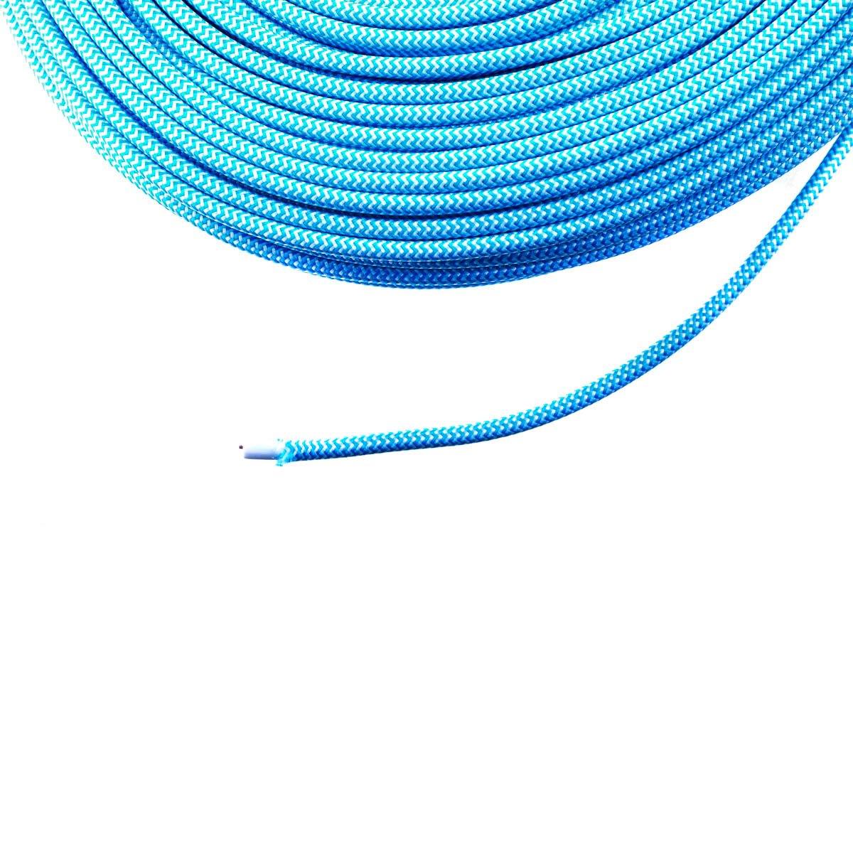 Cablu electric colorat alb albastru - 1 metru - Cabluri electrice premium