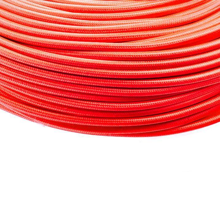 Cablu electric colorat portocaliu - 1 metru premium fir cupru litat, 2*0.75 mm Domicilio