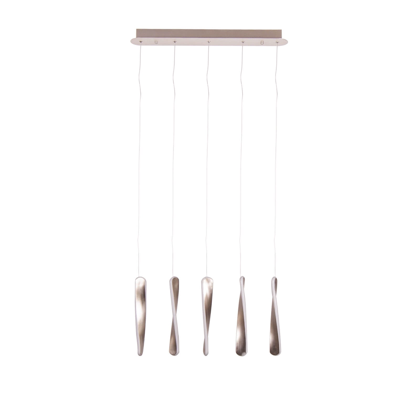 Lampa Suspendata GISELLA argintie pentru living