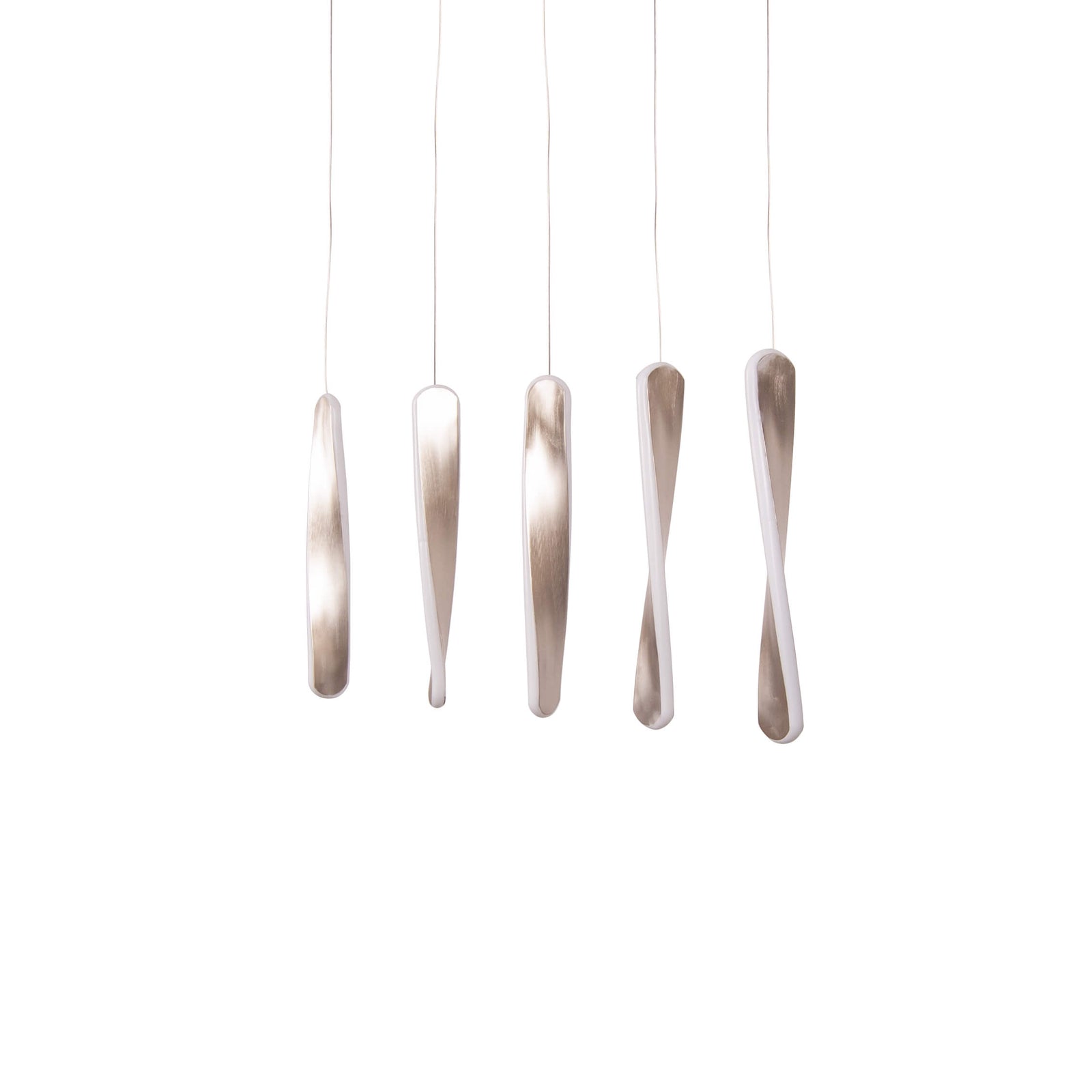 Lampa Suspendata GISELLA argintie, design, decorativa