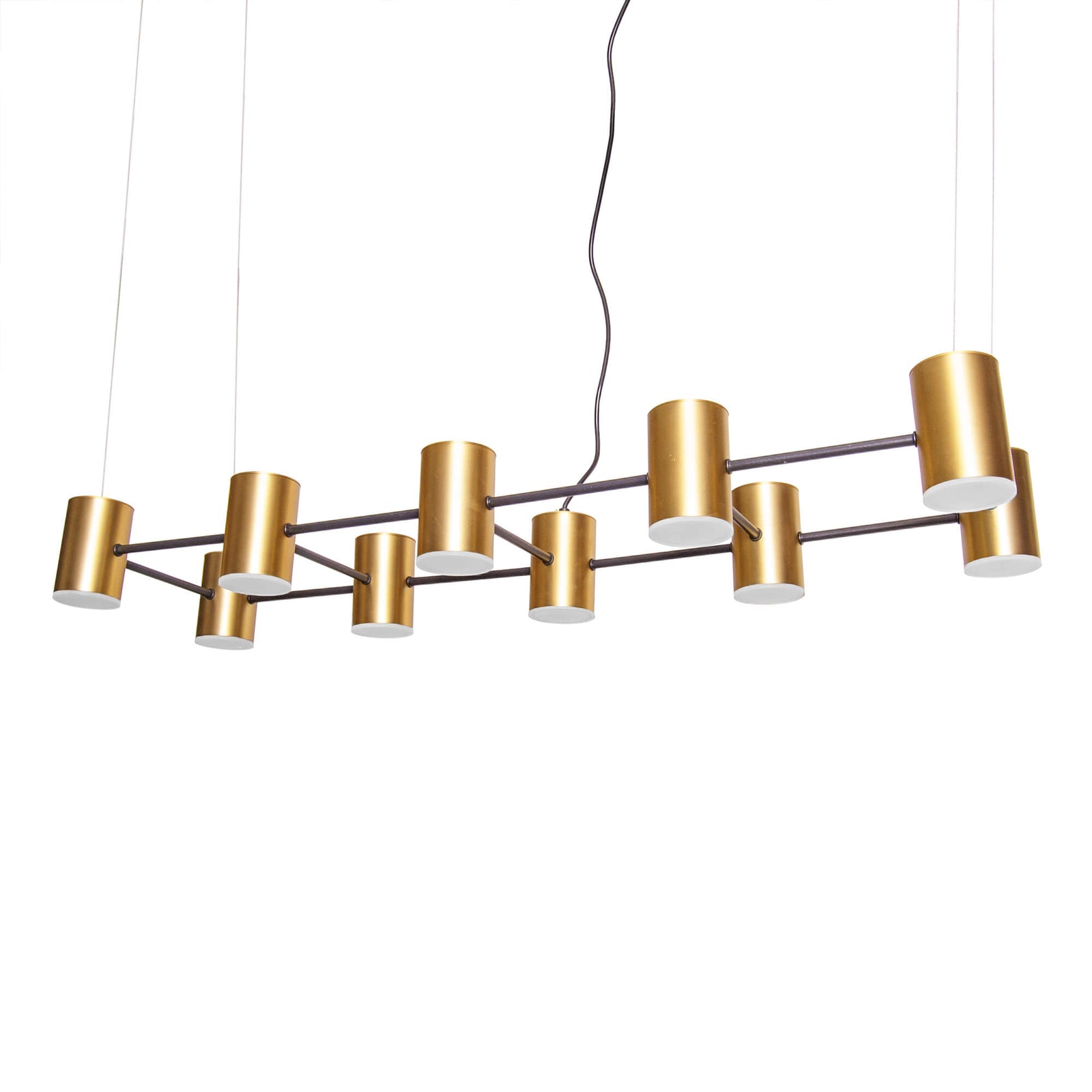 Domicilio Design, Lampa suspendata BOUGIE S2 - Design nou, negru, auriu