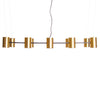 Lampa suspendata BOUGIE S2 - Design nou, negru, auriu pentru living