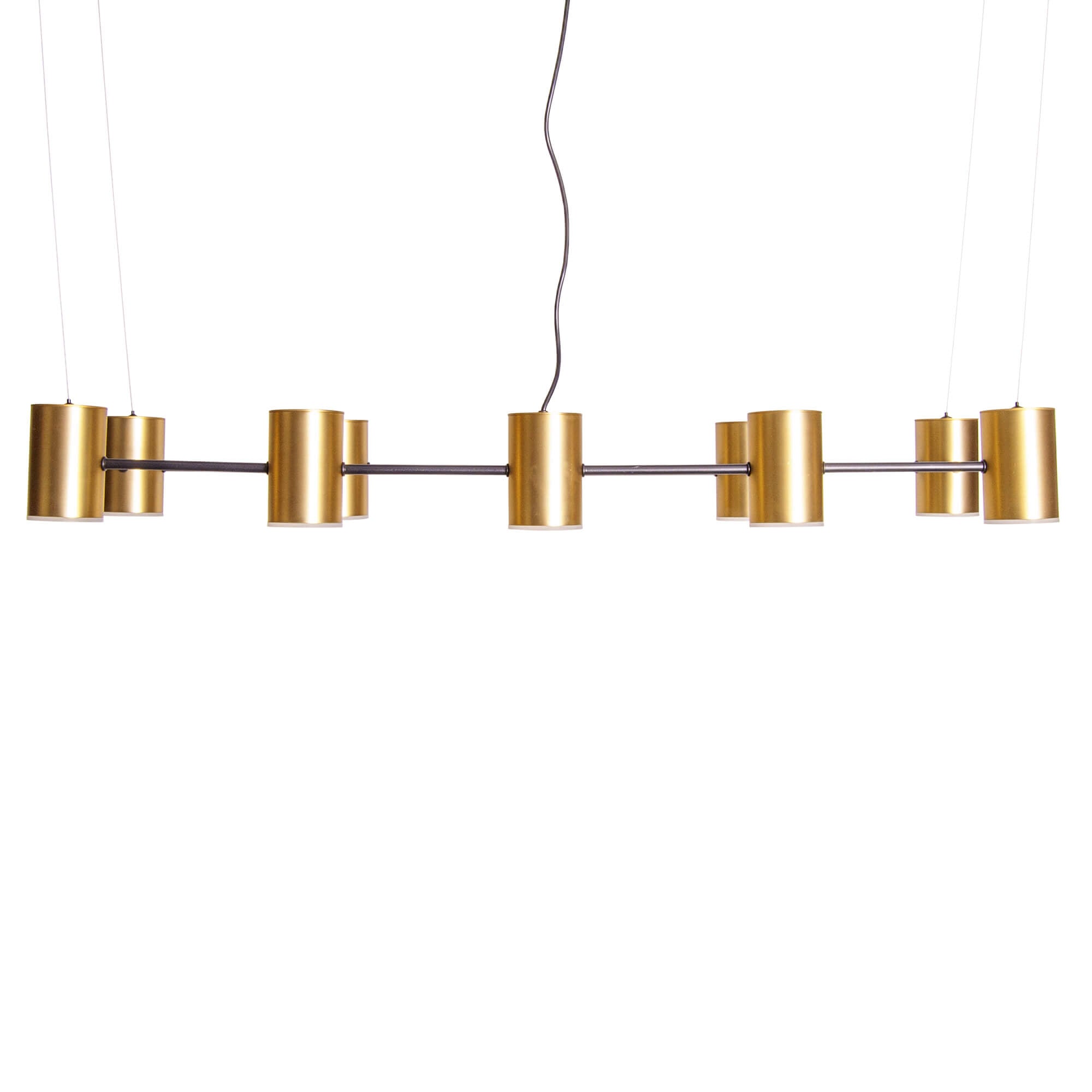 Lampa suspendata BOUGIE S2 - Design nou, negru, auriu pentru living