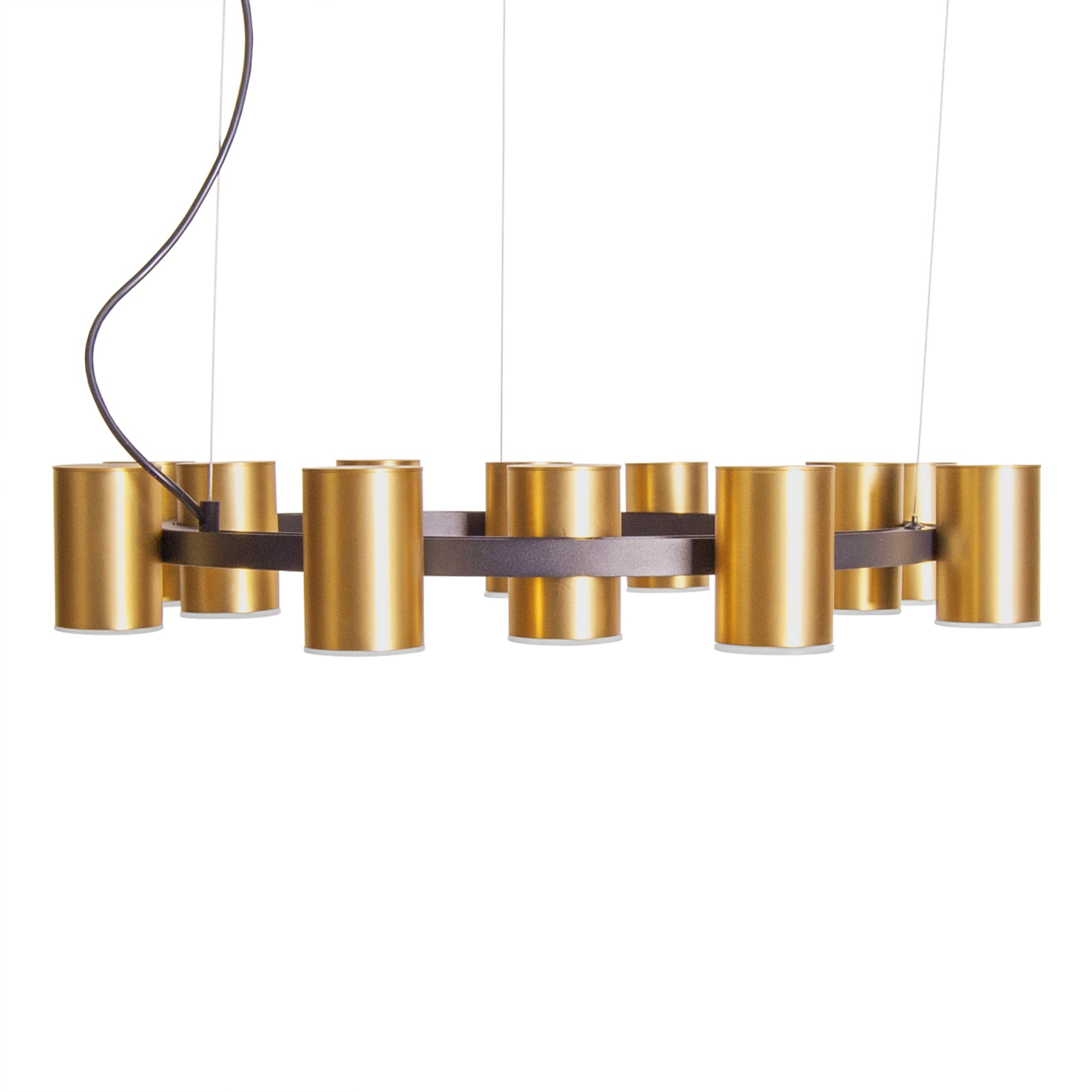 Oferte Domicilio, Lampa suspendata BOUGIE S2 - Design nou, negru, auriu