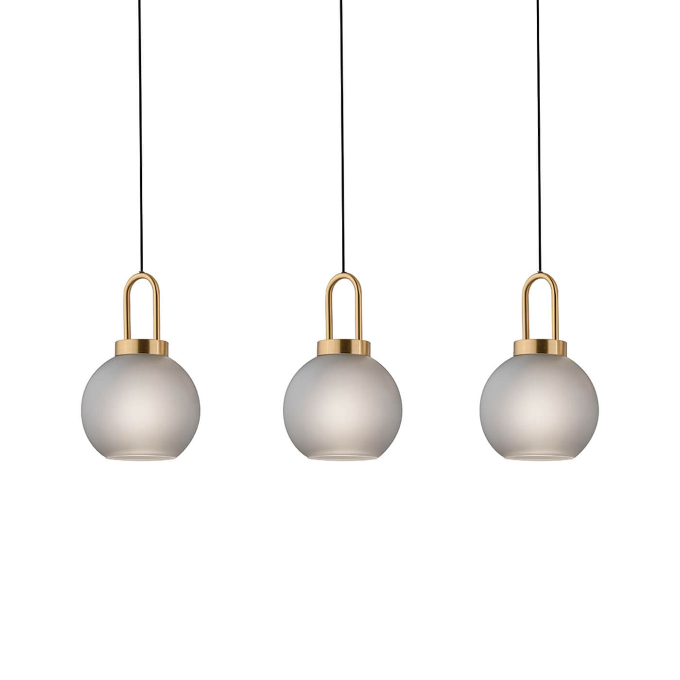 Cauti o lampa suspendata DORIA S3B din metal si sticla pentru living, design modern, pentru living, dining sau dormitor din colectia de lustre si candelabre Domicilio?