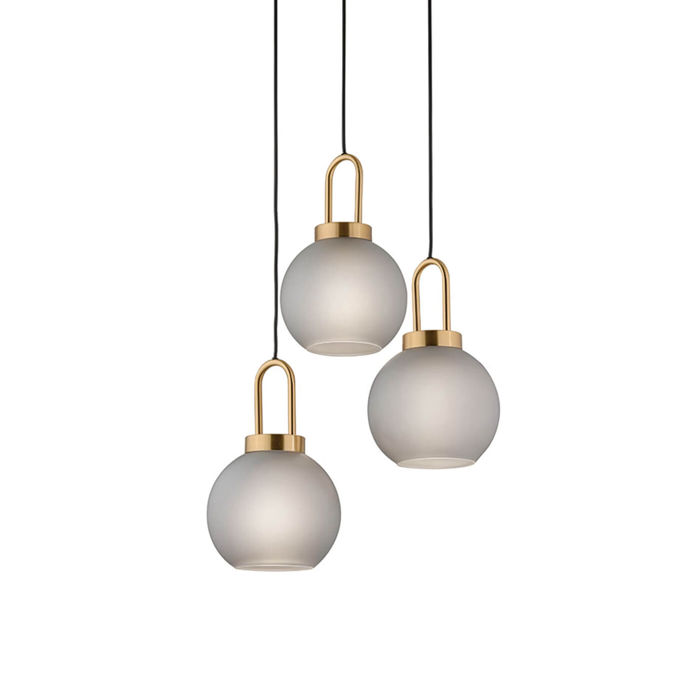 Cauti o lampa suspendata DORIA S3S din metal si sticla pentru living, design modern, pentru living, dining sau dormitor din colectia de lustre si candelabre Domicilio?