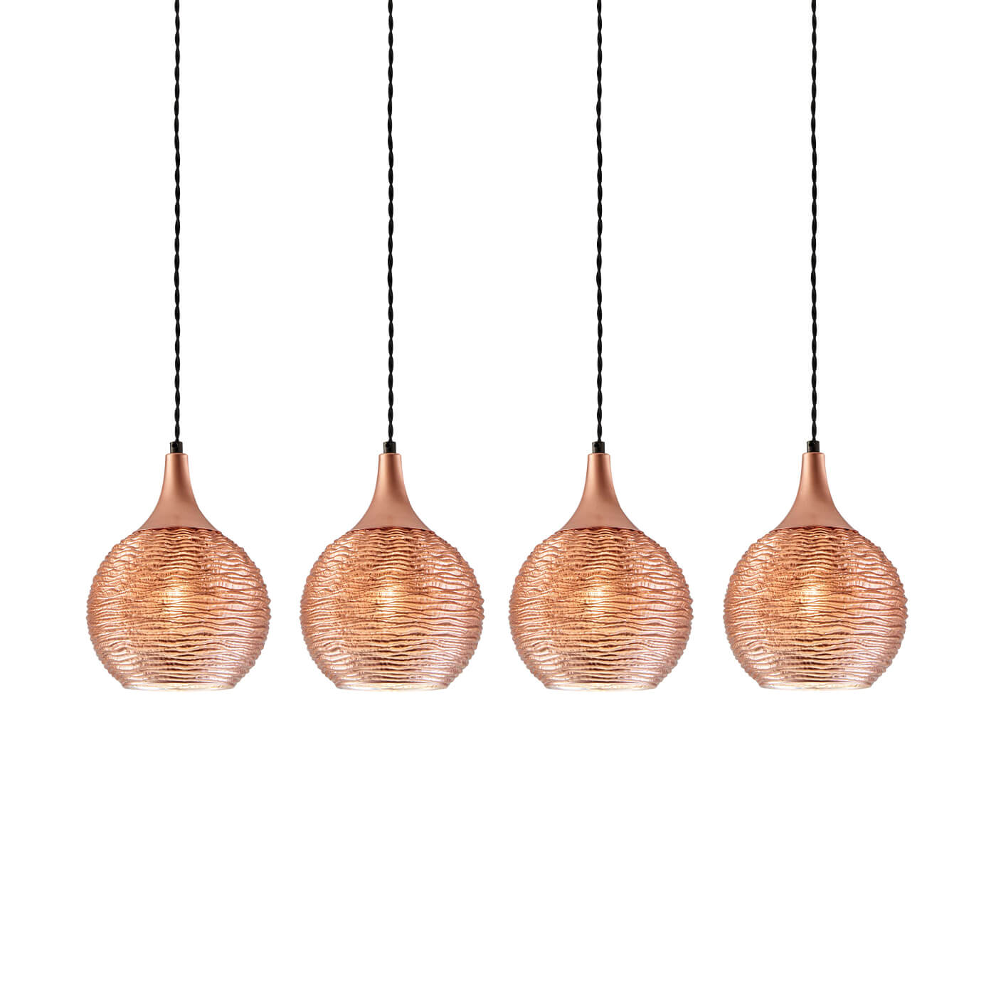 Cauti o lampa suspendata FIONA S4 cu abajur din sticla, design modern, elegant, pentru living, dining sau dormitor din colectia de lustre si candelabre Domicilio?