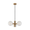 Cauti o lampa suspendata GLOBE S3 aurie, design modern, futurist, pentru living, dining sau dormitor?