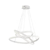 Cauti o lampa suspendata alba COZI 74 cu LED 60W, design modern, pentru living, dining sau dormitor din colectia de lustre si candelabre Domicilio?