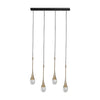 pendul glam auriu cu led