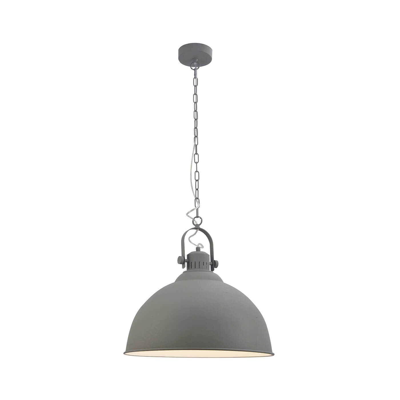 Cauti o lampa suspendata gri MARS din metal, design modern, elegant, pentru living, dining sau dormitor din colectia de lustre si candelabre Domicilio?