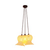 Cauti o lampa suspendata natur CONTESSA S3 din ratan, design modern, pentru living, dining sau dormitor?