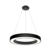 Cauti o lampa suspendata neagra APOLLO cu LED 38W, design modern, minimalist, pentru living, dining?