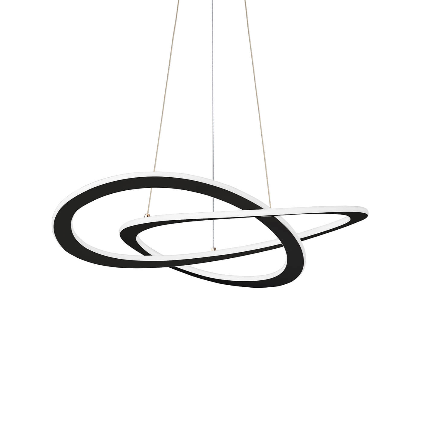 Cauti o lampa suspendata neagra CHARLIE cu LED 50W, design modern, elegant, pentru living, dining sau dormitor din colectia de lustre si candelabre Domicilio?