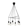 Cauti o lampa suspendata neagra GLORIA S6, design modern, industrial, pentru living, dining sau dormitor?