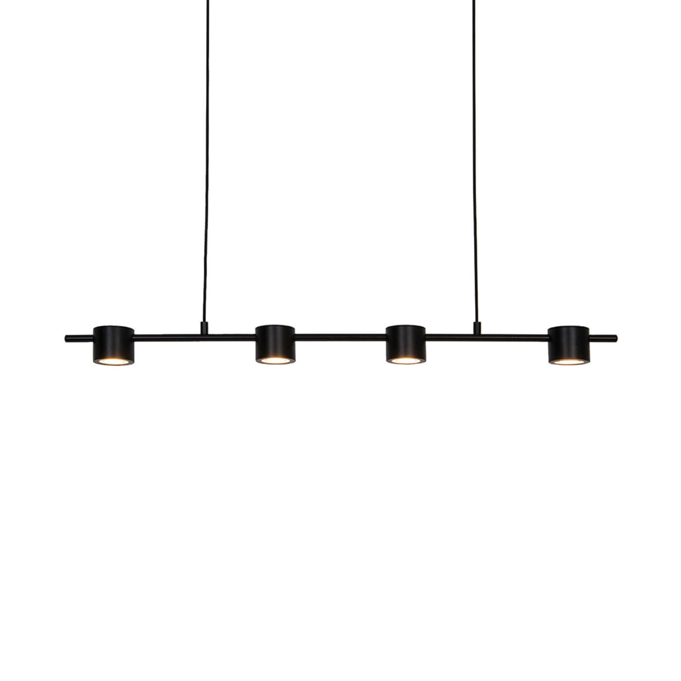 Cauti o lampa suspendata neagra PRIMA S4L cu LED 20W, design modern, elegant, pentru living, dining sau dormitor din colectia de lustre si candelabre Domicilio?