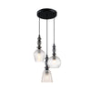Lampa suspendata transparent TALISA S3 din sticla, design modern, elegant, pentru living, dining sau dormitor
