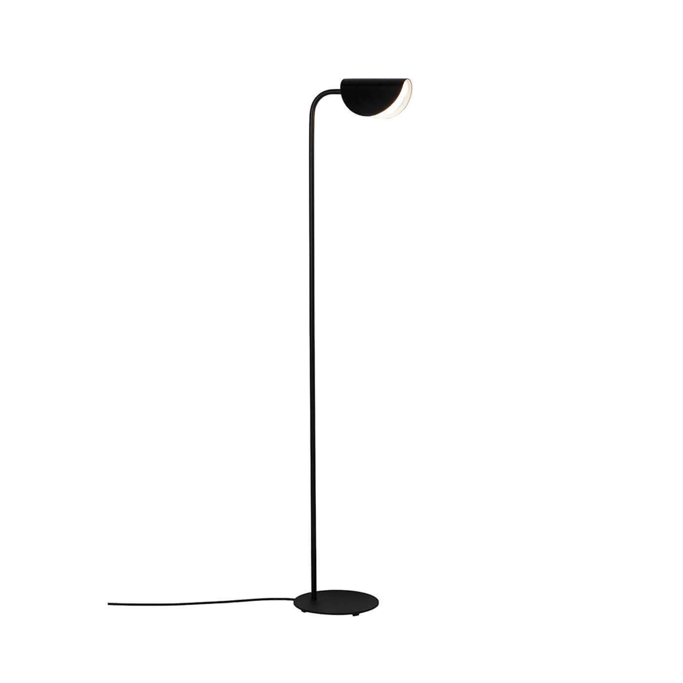 Lampadar negru ADA - Lampadare din metal pentru sufragerie sau dormitor