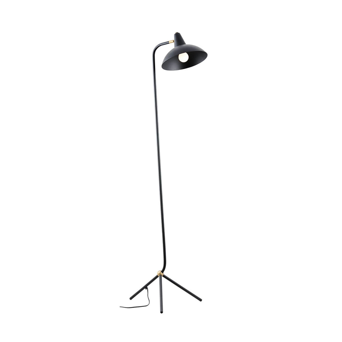 Lampadar chic negru JAMES din metal 1x60W E27