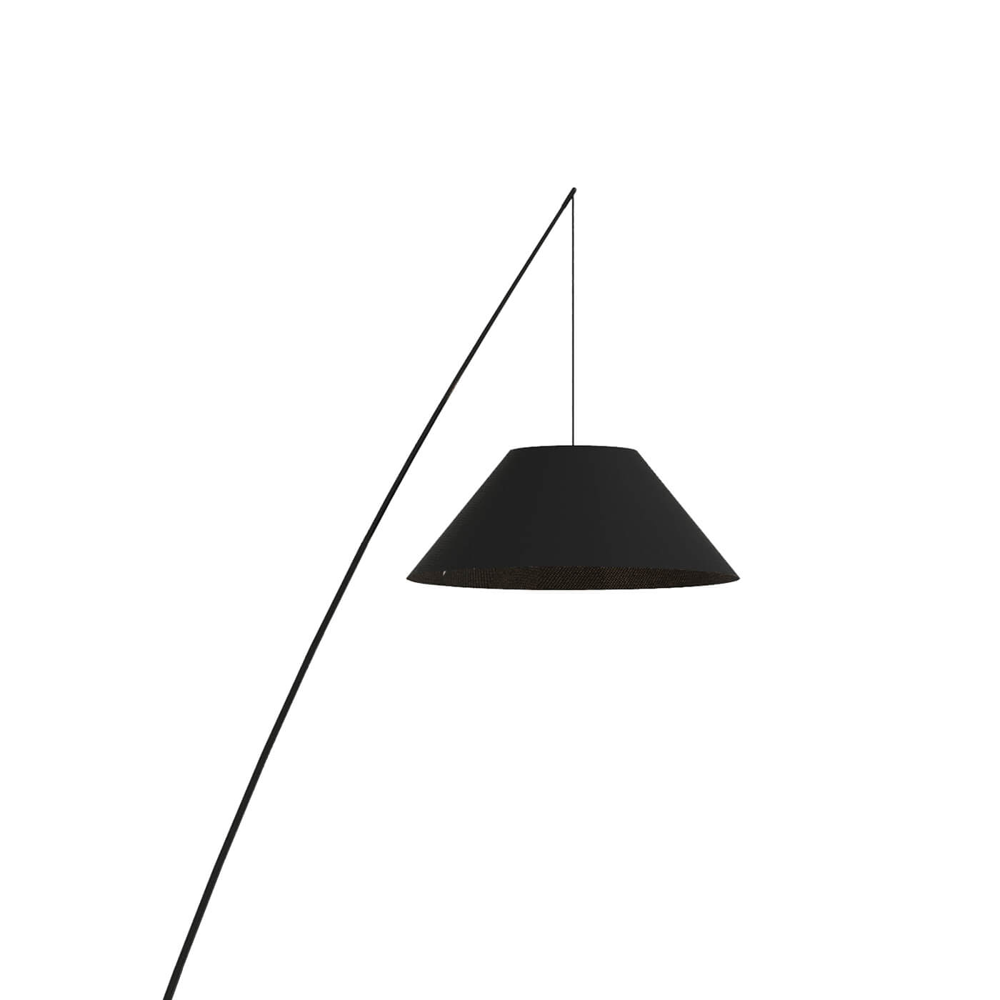 Lampadar negru ROD pentru living sau dormitor