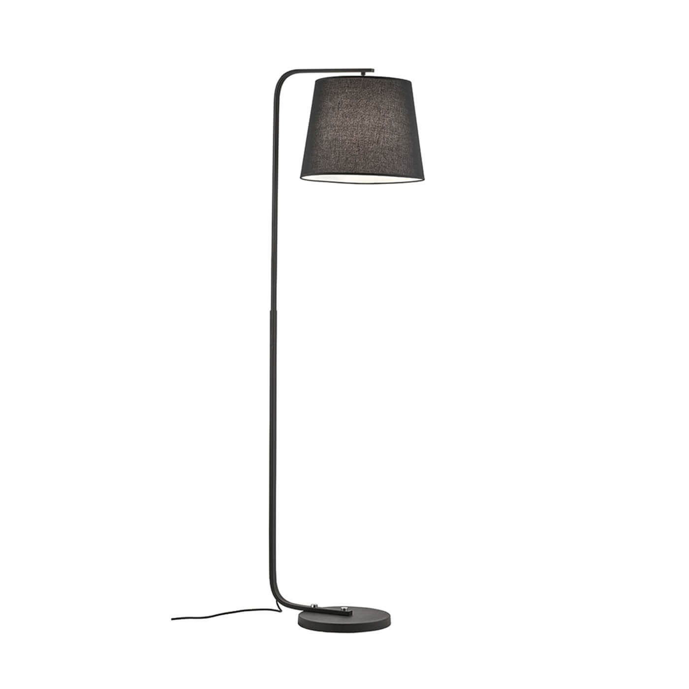 Corpuri de iluminat elegante pentru camera de zi, potrivite unui decor cu design elegant, lampadare din metal si textil pentru sufragerie sau dormitor. 