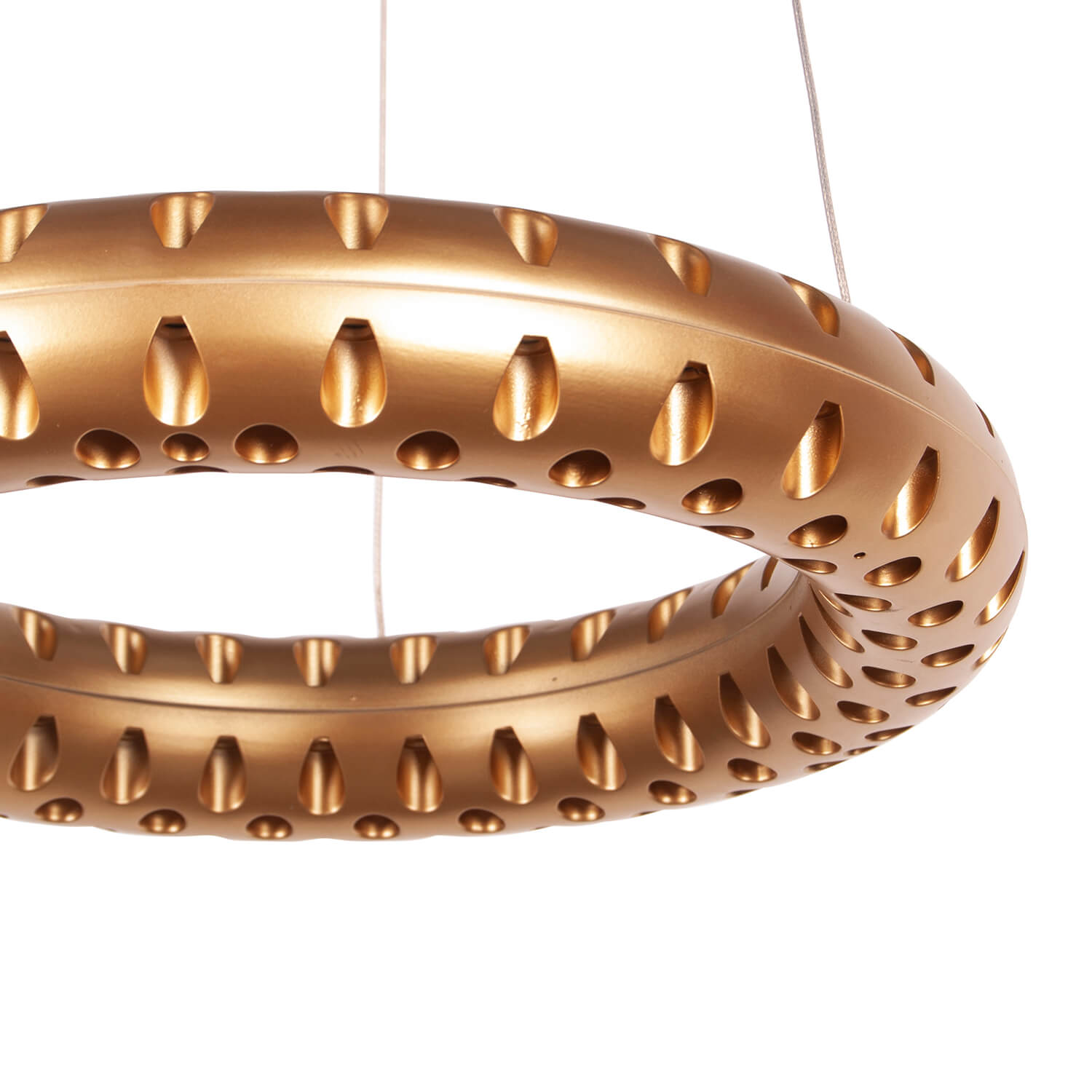 Domicilio Lustra Aurie de Metal cu LED EAMON S1, design premium cu structura de metal