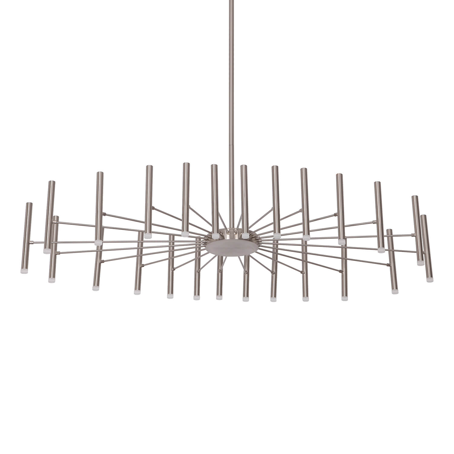 Lustra argintie SANTA S24E din metal - Corp iluminat modern, elegant, chic pentru living sau dining