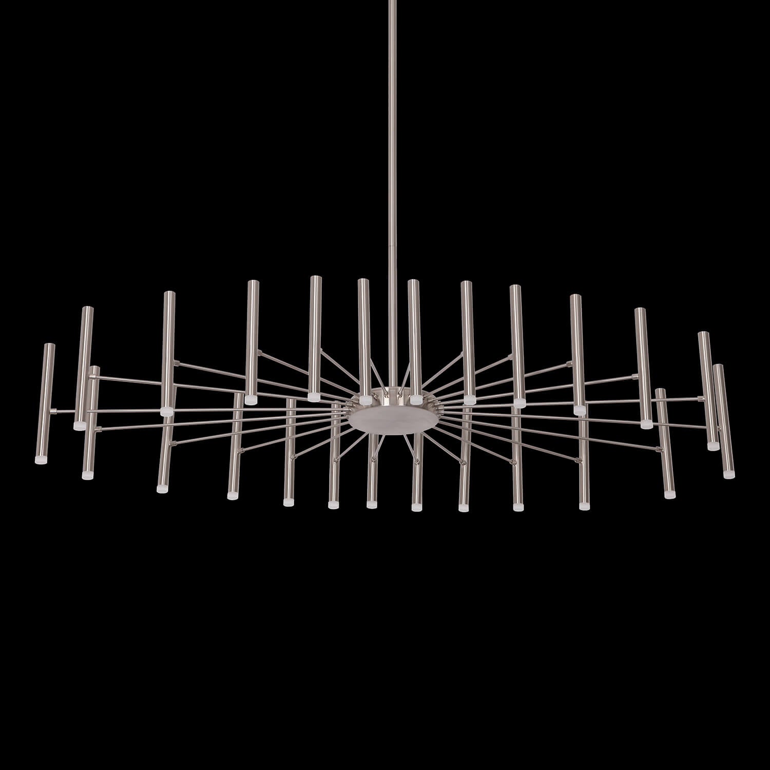 Lustra argintie SANTA S24E din metal - Corp iluminat modern, elegant, chic pentru living sau dining