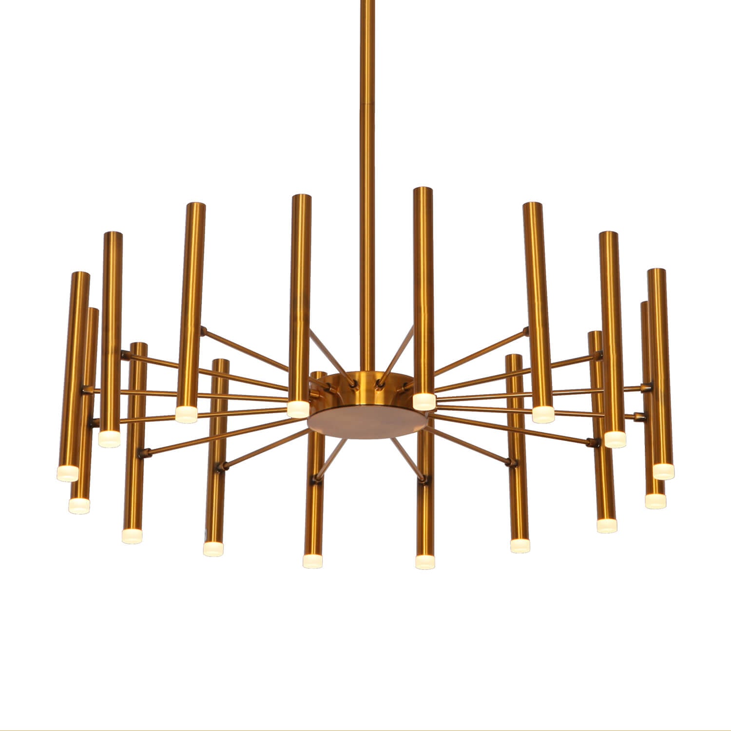 Lustra aurie SANTA S16 din metal - Corp iluminat modern, elegant, chic pentru living sau dining