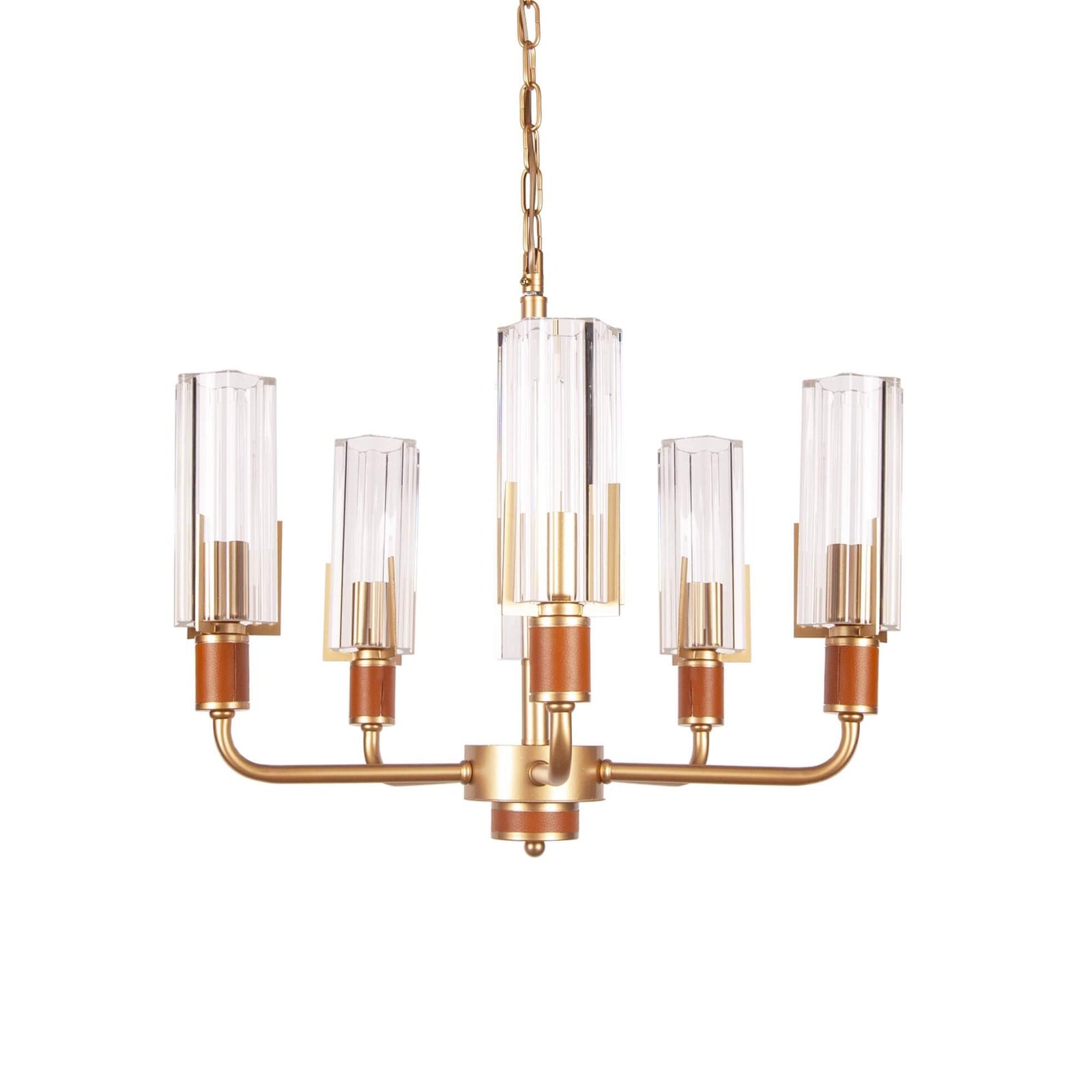 Lustra aurie de metal CELSO S5, design clasic, elegant, sofisticat