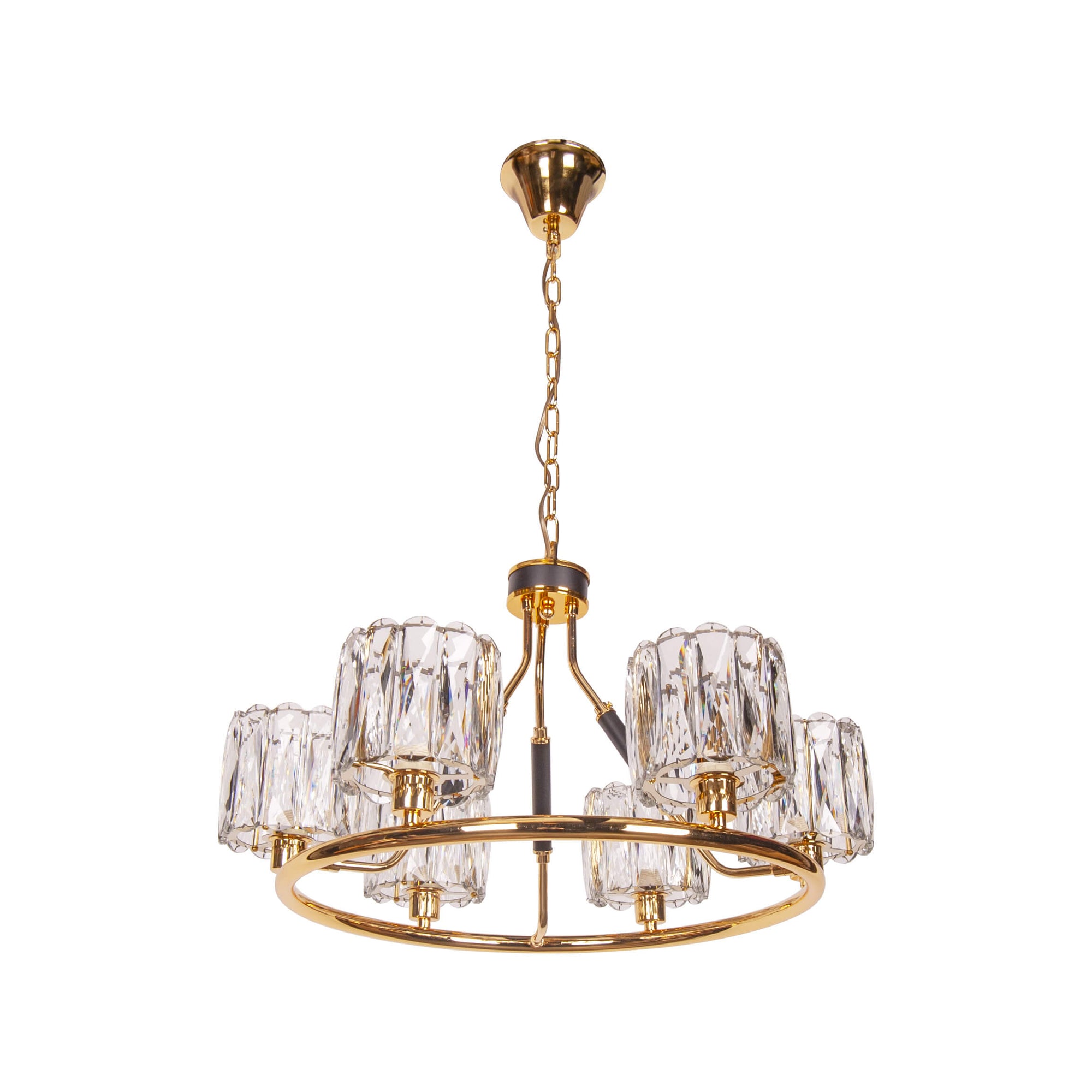 Lustra aurie de metal FABRIZIA S6, design 2021