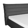 Dormitor Domicilio Paturi MILANO tapitate gri inchis cu somiera fixa - MILANO, gri inchis, confortabil si elegant