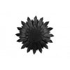 Oglinda LILLY neagra in forma de floare